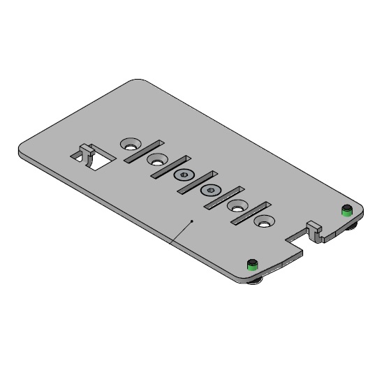 SpacePole Multigrip plate